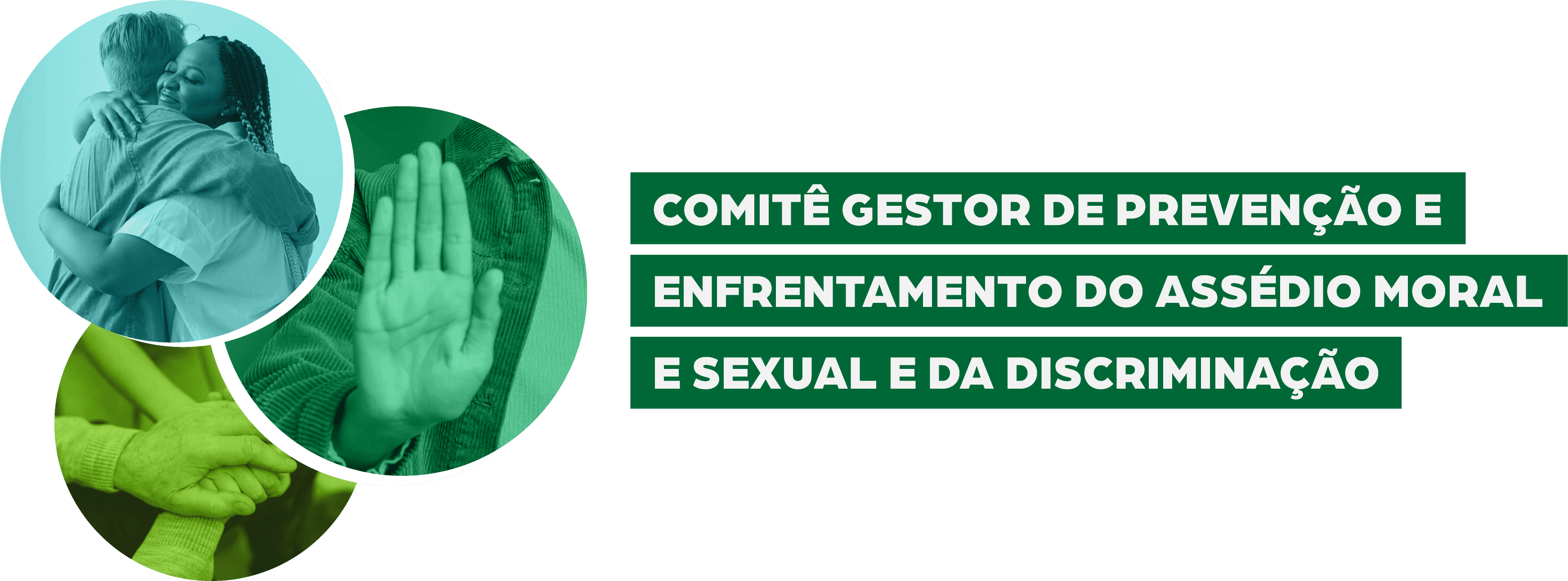 Logo Comitê Gestor de Prevenção e Enfrentamento do Assédio Moral e Sexual e da Discriminação